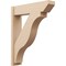 Ekena Millwork 8-in W x 32-in D x 40-in H Funston Slat Rough Cedar Woodgrain TimberThane Outlooker, Primed Tan OUTUR080X32X40FST24RCPR - alternate 1